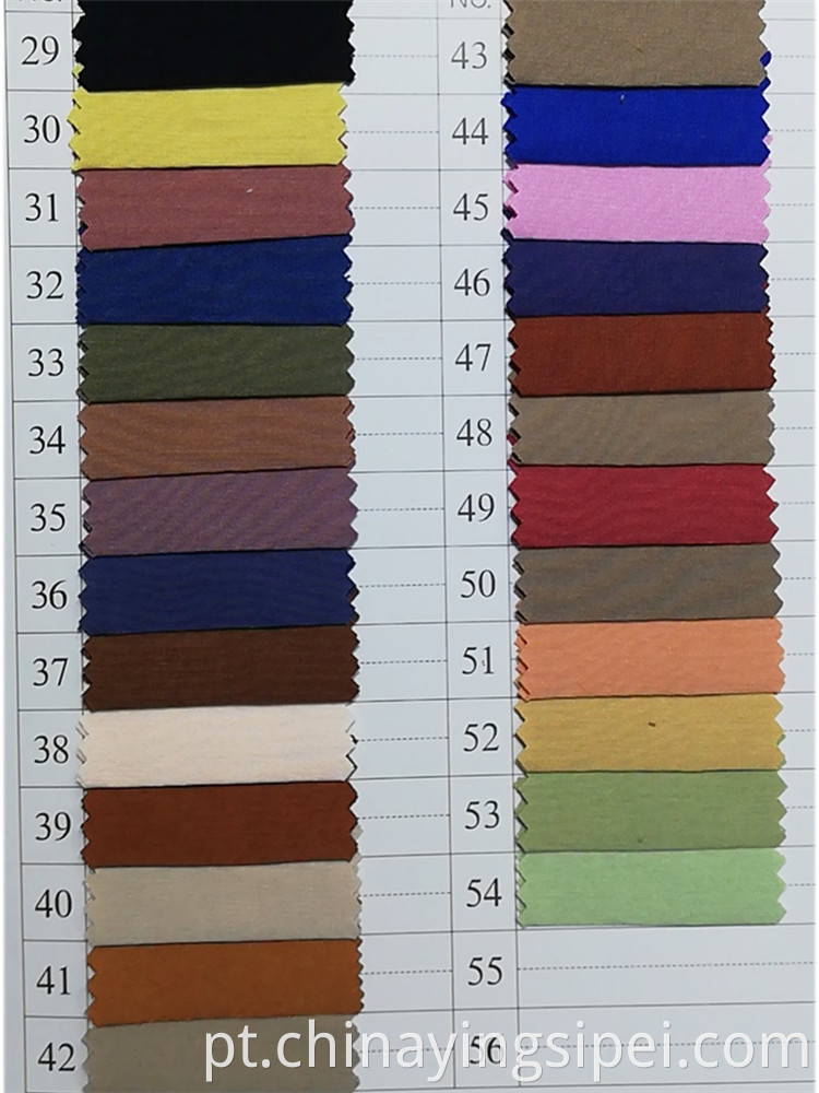 Stock eco woven plain polyester rayon fabric